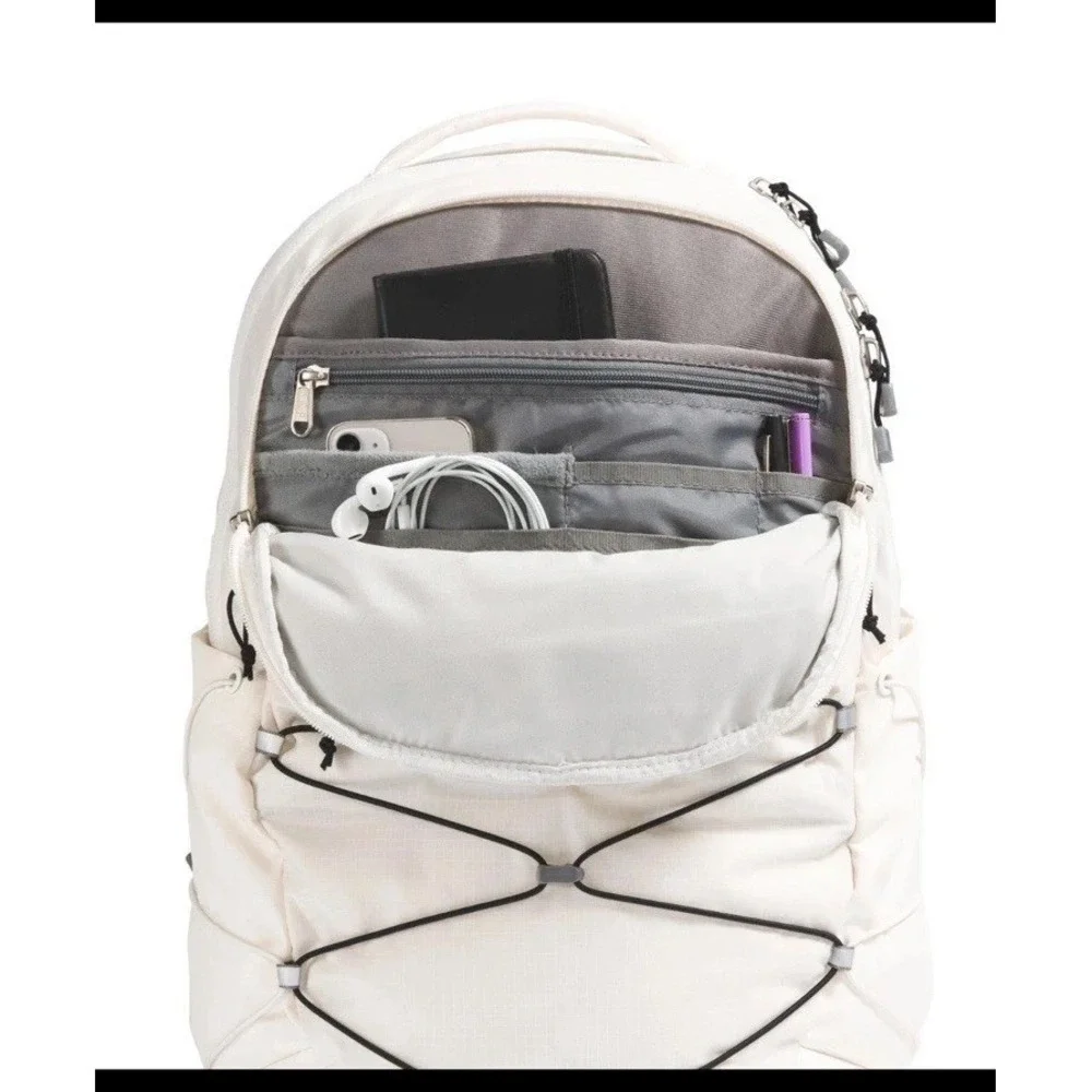 The North Face Womens Borealis Backpack Gardenia White 27L Laptop Bag NF0A52SI